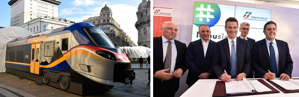 Foto: villaggio Trenitalia a Genova