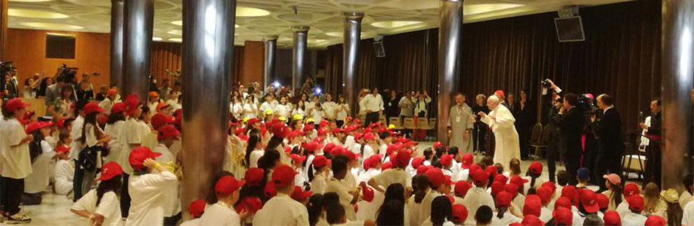 Foto: Frecciarossa in Vaticano per il Treno dei Bambini