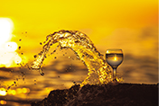 Wine on the wave