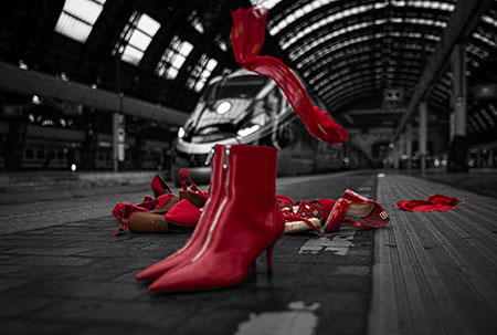 scarpe rosse