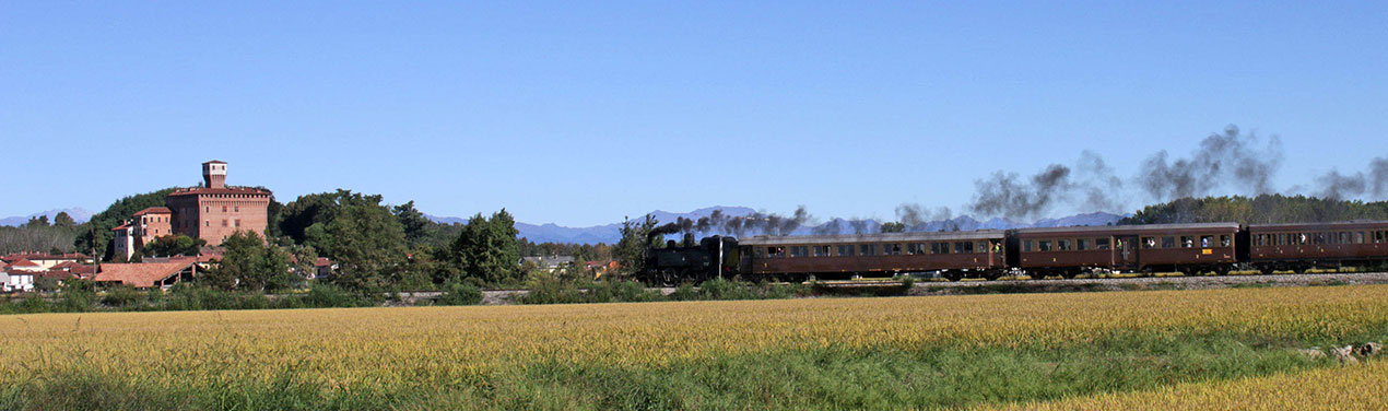 treno a vapore sulla Transiberiana d'Italia