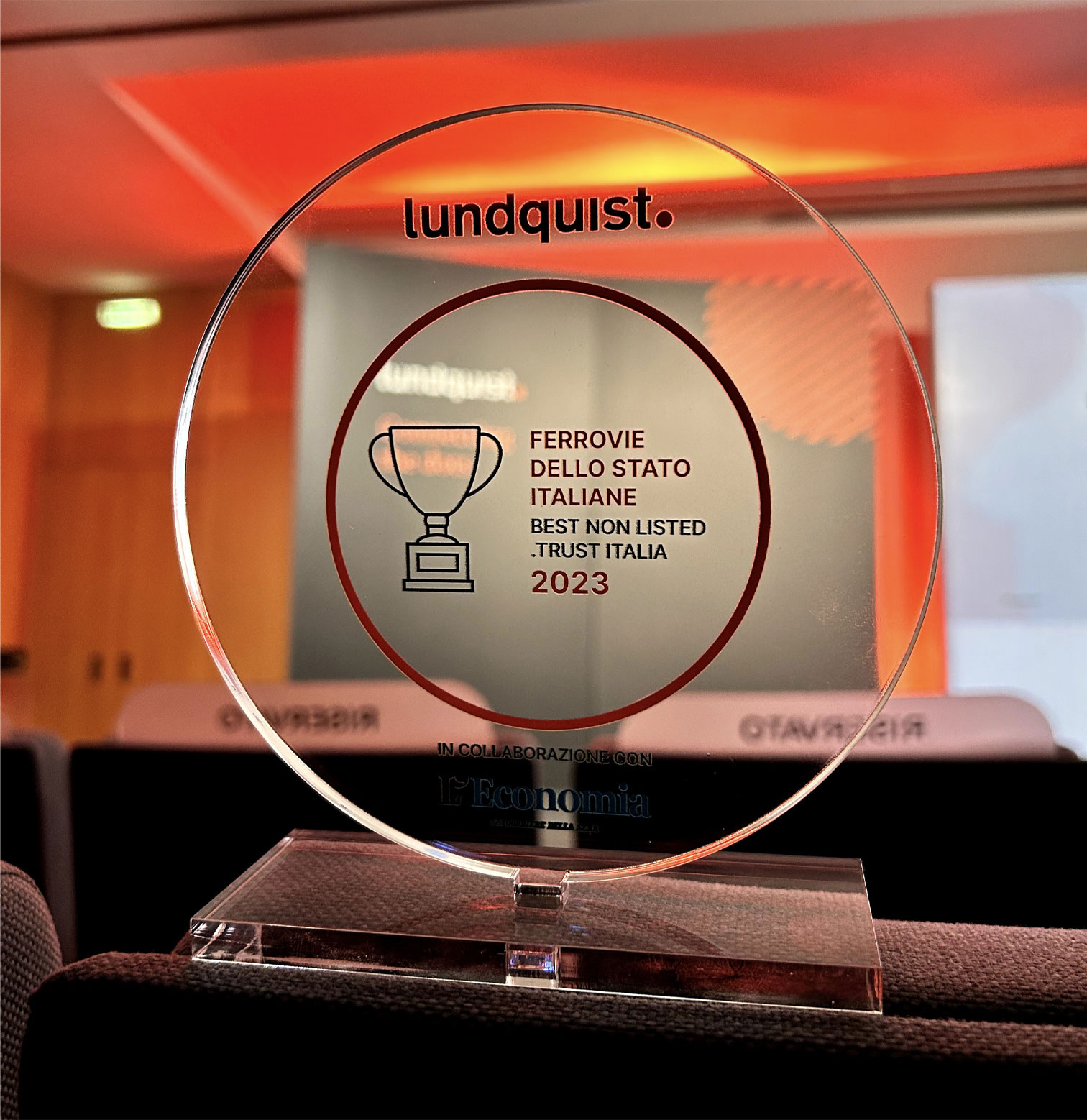  Il premio "Best non listed" della ricerca .trust di Lundquist