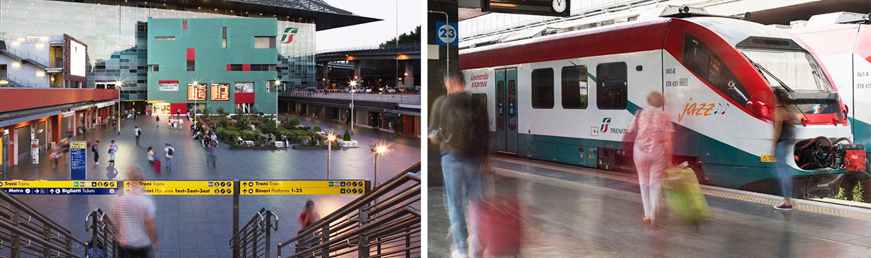 Foto: Esterno e interno stazione