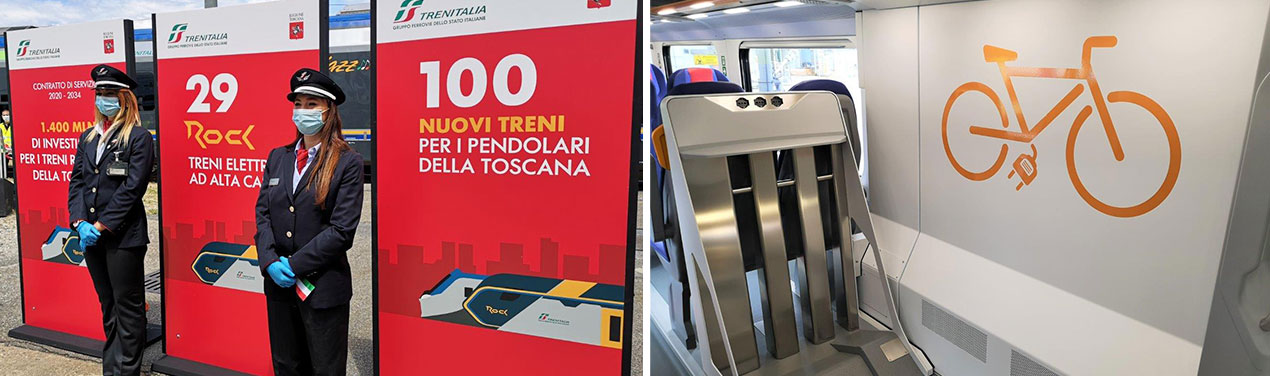 Foto: Presentazione consegna in Toscana dei primi due treni Rock e interni